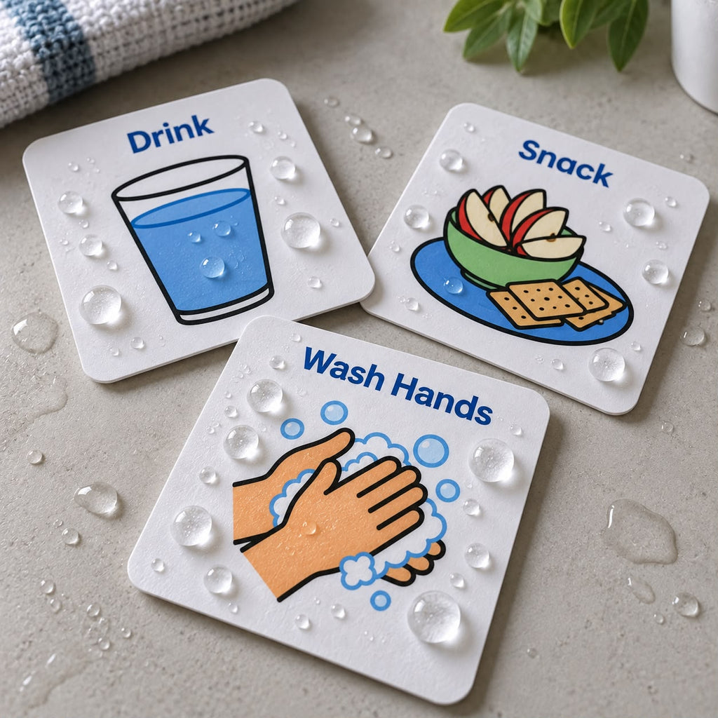 ABA Cue Cards - 24 Double-Sided Visual Communication Cards